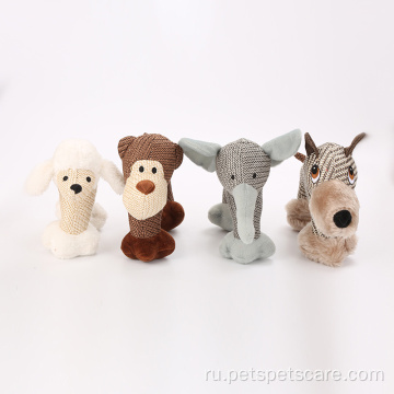 Лучшие плюшевые фаршированные скрипучие игрушки Pet Toys